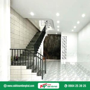 Cầu thang sắt NTP010