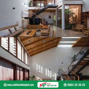 Cầu thang sắt TVG NTP007