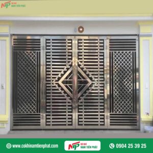 Cửa cổng inox NTP014