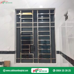 Khung bảo vệ cửa sổ inox đẹp