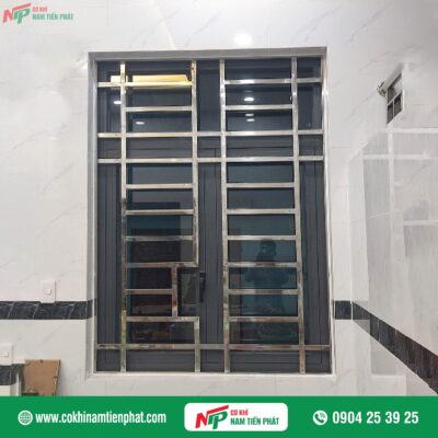 Khung bảo vệ cửa sổ inox đẹp