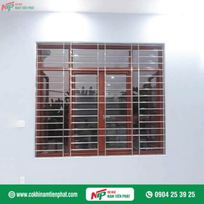 Khung bảo vệ cửa sổ inox đẹp