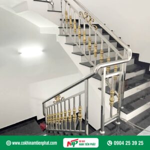 Cầu thang inox 304 đẹp nhất