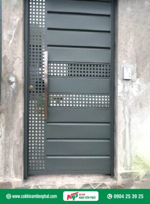 Mẫu cửa cổng CNC 1 cánh đẹp
