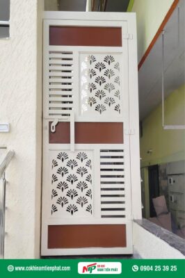 Mẫu cửa cổng CNC 1 cánh đẹp nhất