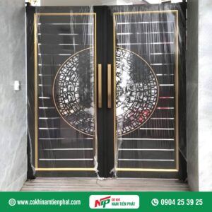 Cửa cổng CNC 2 cánh đẹp