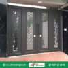 Cửa cổng CNC 4 cánh đẹp