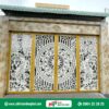 Cửa cổng CNC trống đồng đẹp