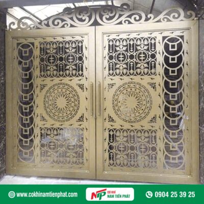 Cửa cổng CNC trống đồng đẹp nhất