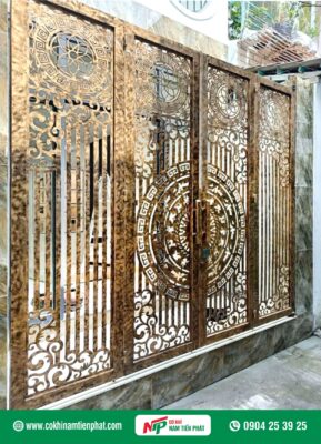 Mẫu cửa cổng CNC trống đồng mới nhất