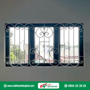 Khung bảo vệ cửa sổ sắt mỹ thuật